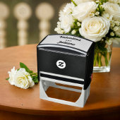 Black and White Wedding Stamp Permastempel