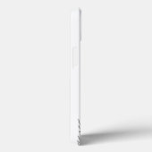 Black and White Wildflower iPhone 13 Case (Rückseite / Rechts)