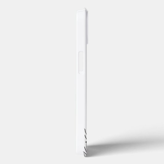 Black and White Wildflower iPhone 13 Case (Rückseite / Rechts)