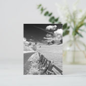 Black and White Yorkshire Postkarte (Stehend Vorderseite)