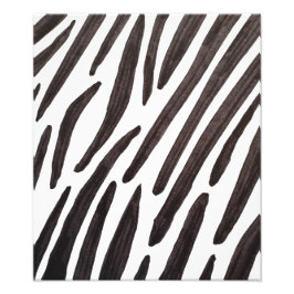 Black and white zebra stripes fotodruck