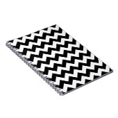 Black and White Zigzag Notizblock (Rechte Seite)