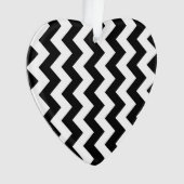 Black and White Zigzag Ornament (Vorderseite)