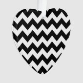 Black and White Zigzag Ornament (Vorderseite)
