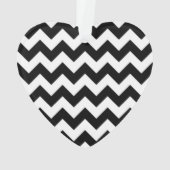 Black and White Zigzag Ornament (Rückseite)
