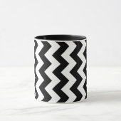 Black and White Zigzag Tasse (Zentrum)
