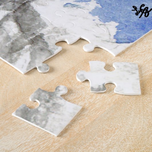 Black and WhiteCalico Cat Puzzle (Seite)