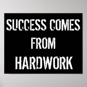 Black and Whiter Motivational Plakat