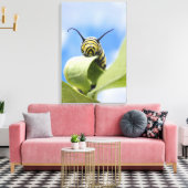 Black and yellow caterpillar leinwanddruck (Insitu (Wohnzimmer))