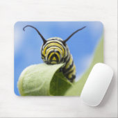 Black and yellow caterpillar mousepad (Mit Mouse)