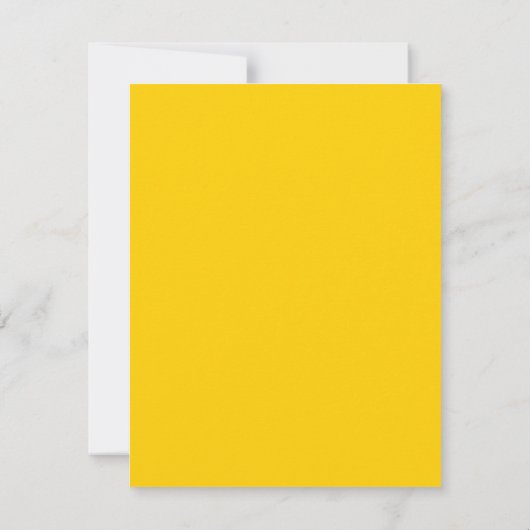 Black and Yellow F-15 Personal Stationery Mitteilungskarte (Rückseite)