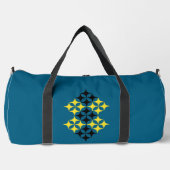 Black and Yellow Stars Large Duffle Bag (Vorderseite)