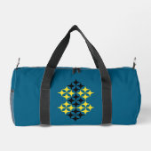 Black and Yellow Stars Small Duffle Bag (Rückseite)