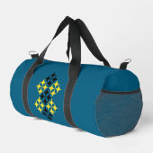 Black and Yellow Stars Small Duffle Bag (Rechte Ecke)