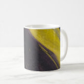 Black and yellow surface kaffeetasse (VorderseiteRechts)