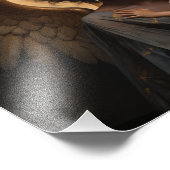 Black Angel Angele Dei auf Englisch Fotodruck (Ecke)