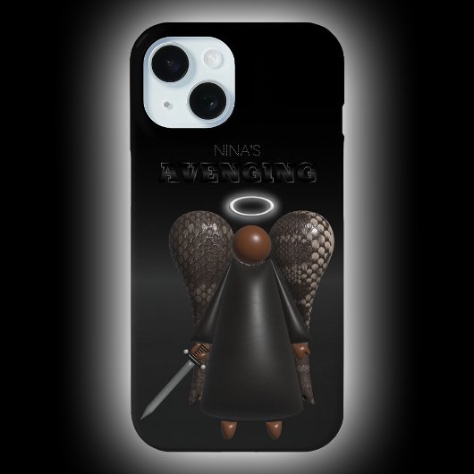 Black Angel, Avenging Angel iPhone Case