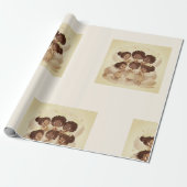 Black Angel Christmas Choir Wrapping Paper 2 Geschenkpapier (Ungerollt)