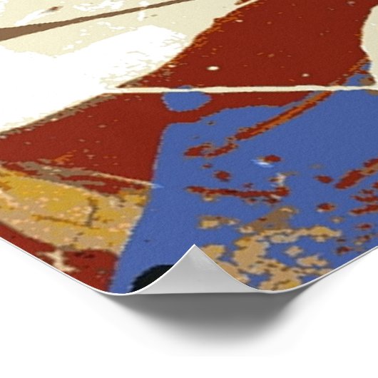 Black Angel - Expressionist Fine Art Poster - (Ecke)