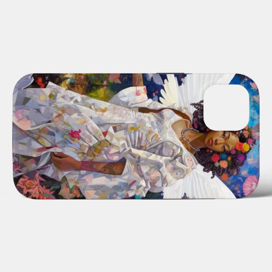 Black Angel Fantasy Art Case-Mate iPhone Hülle (Rückseite (Horizontal))