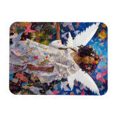 Black Angel Fantasy Art Magnet (Horizontal)