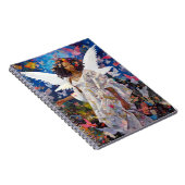 Black Angel Fantasy Art Notizblock (Rechte Seite)