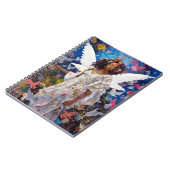 Black Angel Fantasy Art Notizblock (Linke Seite)