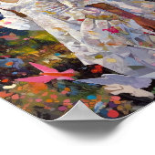 Black Angel Fantasy Art Poster (Ecke)