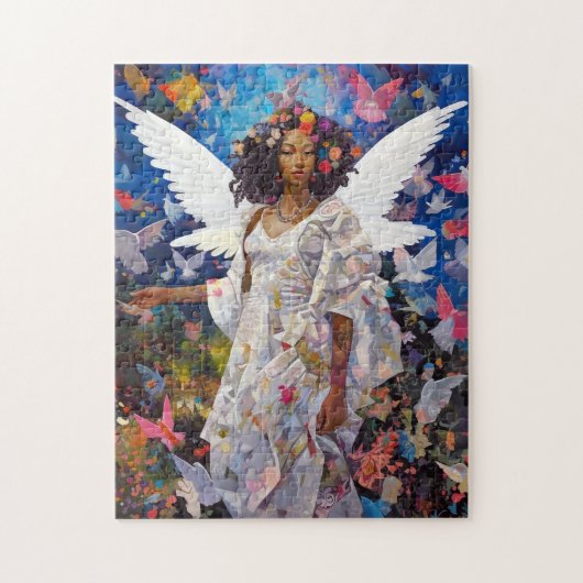 Black Angel Fantasy Art Puzzle (Vertikal)