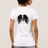 BLACK ANGEL WINGS Back Monogram T - Shirt (Rückseite)