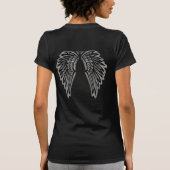 Black Angel Wings Tee Shirt (Rückseite)