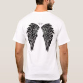 Black Angel Wings Tee Shirt (Rückseite)