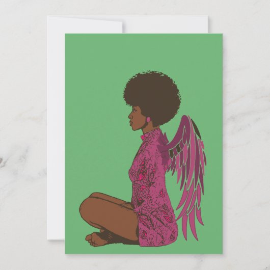 Black Angell Einladung (Vorderseite)