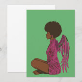 Black Angell Einladung (Vorne/Hinten)