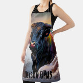 Black Angus Bull Winter Schürze (InSitu)