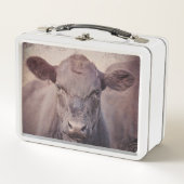 Black Angus Calf mit lila Tönen Lunch Box (Vorderseite)