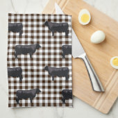 Black Angus Geschirrtuch (Viertel Falte)