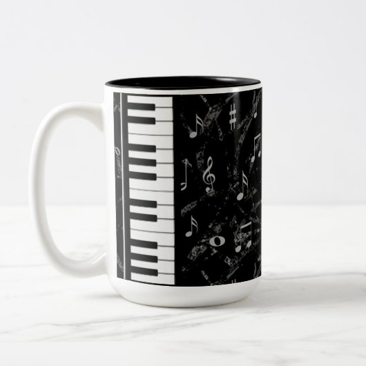 Black ans White Piano Music Tasse 2 (Links)