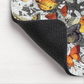 BLACK ANTIQUE LACE PATTERN MAUSPADS (Ecke)