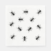 Black Ants Backyard Cookout GRILLEN Funny Picnic Serviette (Vorderseite)