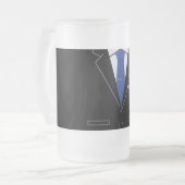 Black Anzug Business Glass Bierbrauer Tasse - Ihr  (Vorderseite Links)