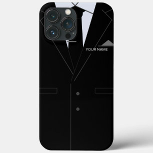 Black Anzug Your Name Business-Geschenk Case-Mate iPhone Hülle