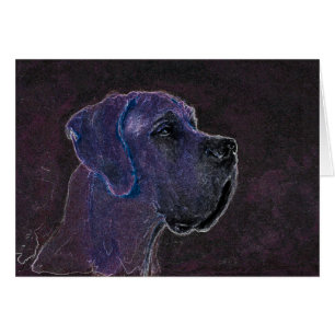 Black Aquarel Deutsche Dogge Zoe