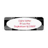Black Art Deco Lines (Vorne)