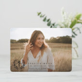 Black Asclepius MD Doctor of Medicine Abschluss Ankündigung (Stehend Vorderseite)