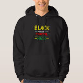 Black Assistant Principal Magic Black History Mont Hoodie (Vorderseite)