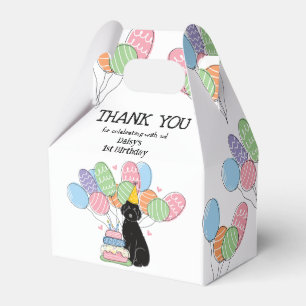 Black Aussiedoodle Dog Birthday Vielen Dank Geschenkschachtel