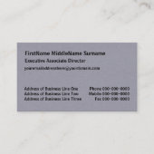 Black Australorp Hen Visitenkarte (Vorderseite)