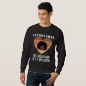 Black Autism Mom Of Autistic Son Kids Afro Neurodi Sweatshirt (Vorne ganz)