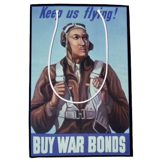 Black Aviators: Militärischer Kampfdienst der USA Mittlere Geschenktüte (Vorderseite)